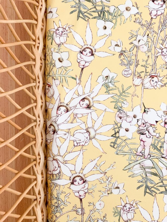 Blossom Babies Yellow Moses Basket Sheet
