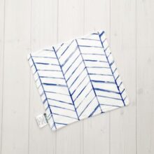 Blue Chevron wash cloth