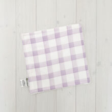 purple wash cloth